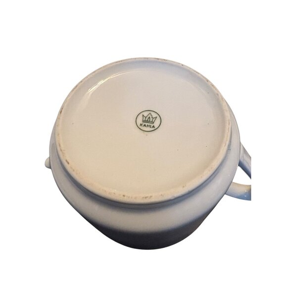 Vintage White and Gold Trim Kahla Porcelain Tea Pot / teapot 7.5x9 - Picture 8 of 16